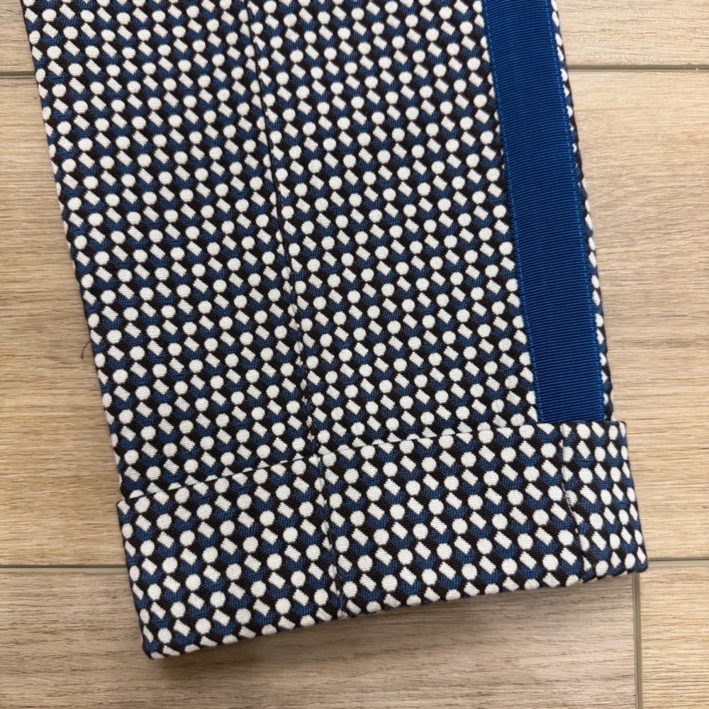 Silvia Tcherassi Patterned Side Stripe Cuffed Cro… - image 4